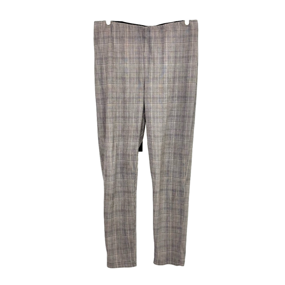 Another Story taupe plaid pants